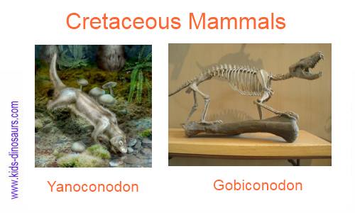cretaceous period animals